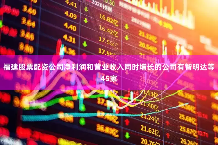 福建股票配资公司净利润和营业收入同时增长的公司有智明达等45家